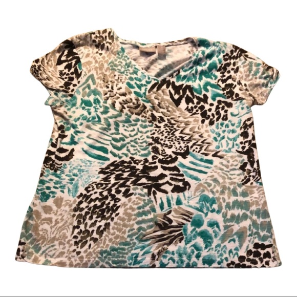 Chico’s top size 1 (M - 8) - Picture 2 of 5